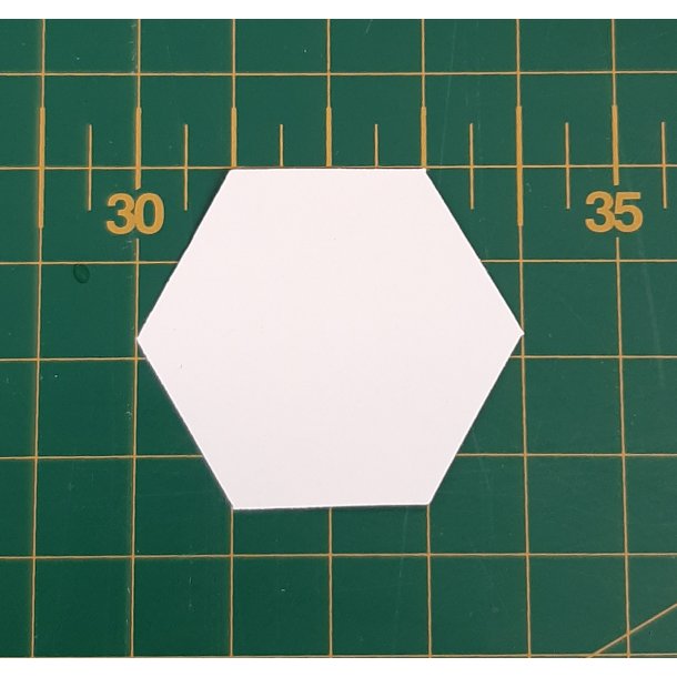 Sekskanter - Hexagon 2 cm