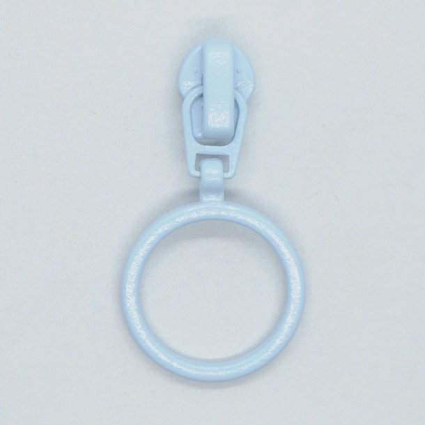 Skyder 4 mm med ring Lysbl