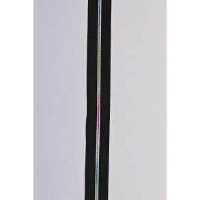 Lynls 4mm sort med metallook