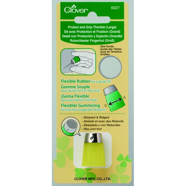 Clover Fingerbl gummi med metal - Large
