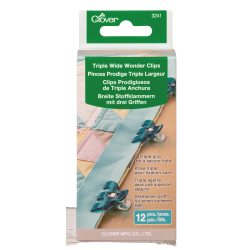 Triple Wide Wonder Clips 12 stk