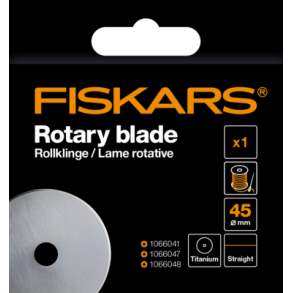 Fiskars Klinge til rulleskrer 45mm, 1 stk Titanium