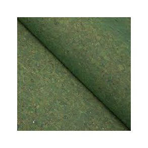 Agglomerate Grass Dark Green Cork Fabric