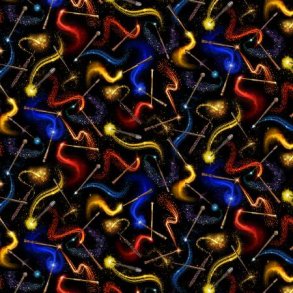 Mystic Library Magic Wands Black