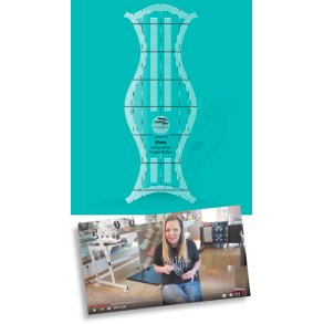 Elvira af Angela Walters - Quiltelineal