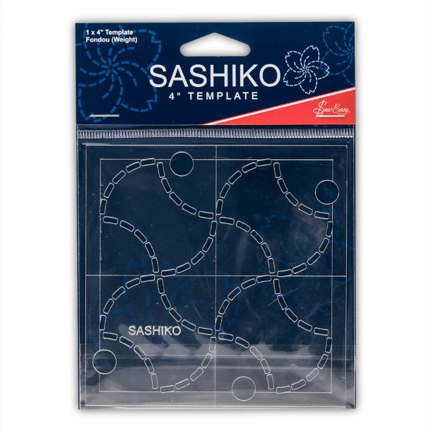 Sashiko 4" skabelon Fondou (Weight)