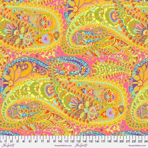Paisley Jungle, Lime by Kaffe Fassett