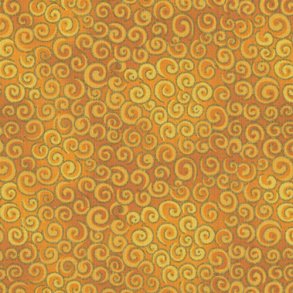 Spirals Metallic, Warm Yellow