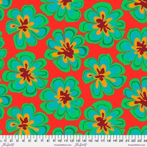 Kaffe Fassett Collective, Funky Flora - Watermelon by Kaffe Fassett