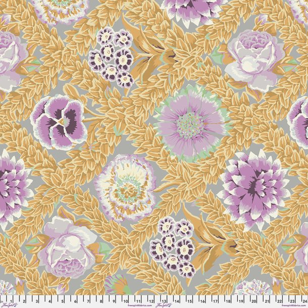 Kaffe Fassett Collective, Vintage Flower Lattice, Pastel by Kaffe Fassett