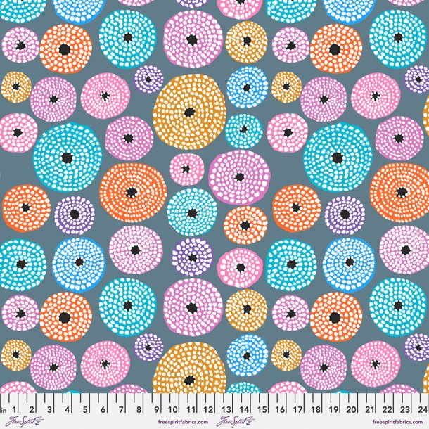 Kaffe Fasset Collective Disk, Grey by Kaffe Fassett