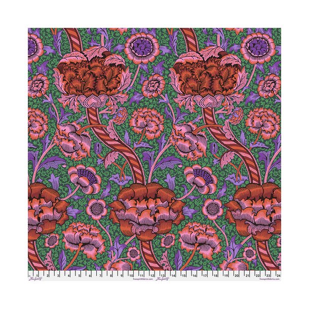 Wandle - Red, Kaffe x Morris &amp; Co.