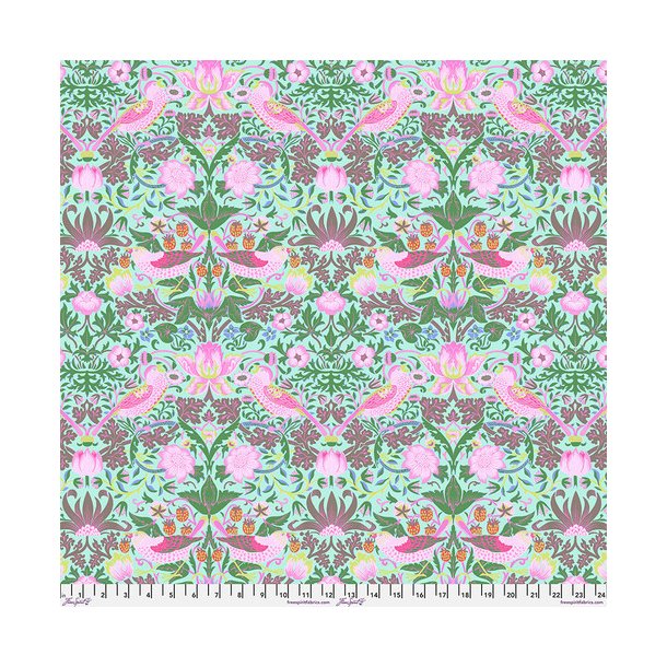 Strawberry Thief - Aqua , Kaffe x Morris &amp; Co.