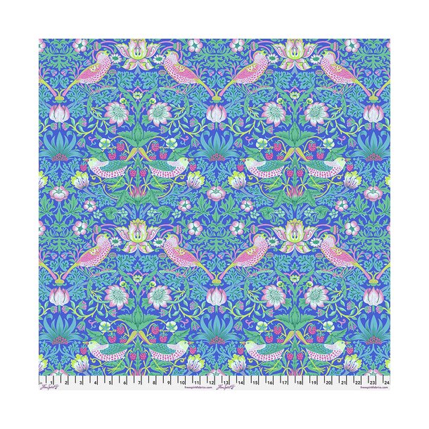 Strawberry Thief, Blue, Kaffe x Morris &amp; Co.