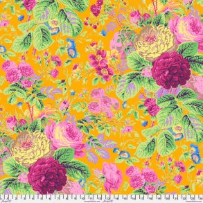 Grandi Floral, Gold by Kaffe Fassett