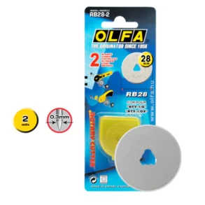 OLFA Klinge til rulleskrer 28mm, 2 stk 