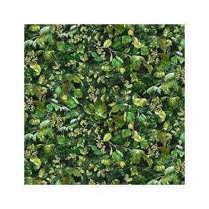 Packed Forest Branches & Leaves