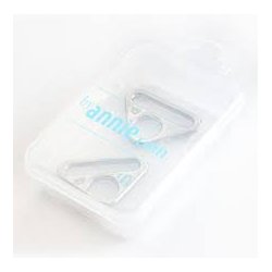 Trekantet ring til stropper, s�lv 1"