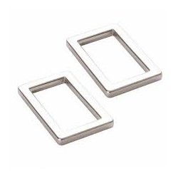 Aflang ring til stropper, slv 1,5"