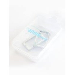 Aflang ring til stropper, slv 1,5"