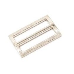 Glider til stropper, s�lv 1,5"