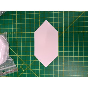 Flad sekskant 5+3,50cm