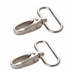 Karabinhage til stropper, slv 1"