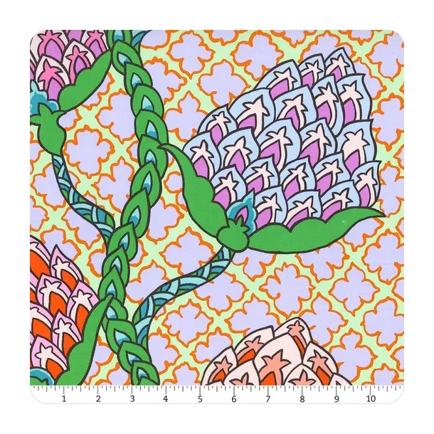 Pastel Paisley Flower by Kaffe Fassett