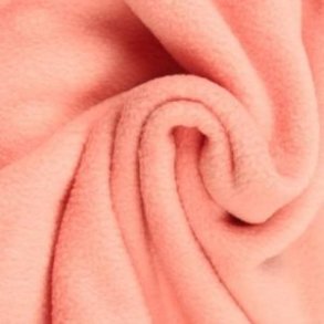 Anti Pilling Fleece, Laksefarvet Pink
