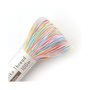 Sashiko tr�d Variegated Summer Colour Pastel 100 m