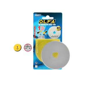 OLFA Klinge til rulleskrer 60mm, 1 stk 