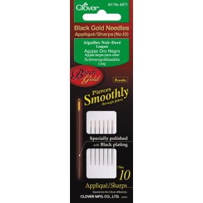 Supertynde Sorte synle med guldhoved str 10