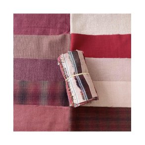 Garn Farvet Sakizome Bomulds Stof Rulle R�d