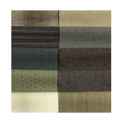 Garn Farvet Sakizome Bomulds Stof Rulle Grn