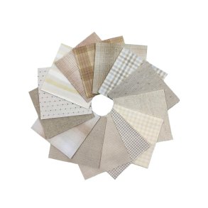 Garn Farvet Bomulds Stof Pakke r�hvid