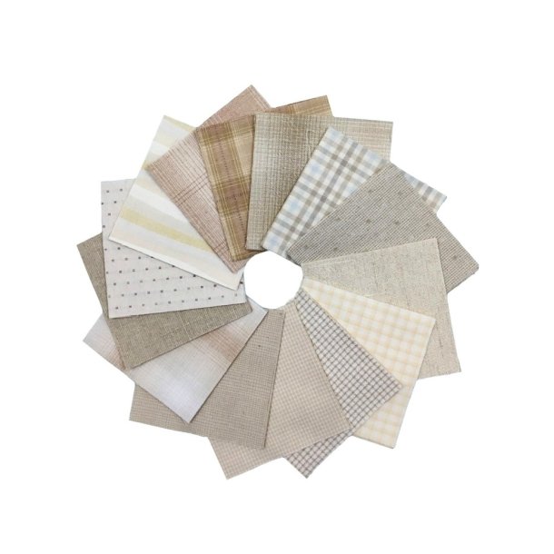 Garn Farvet Bomulds Stof Pakke r�hvid